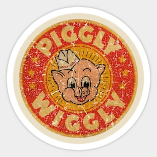 Retro Store piggly wiggly Sticker